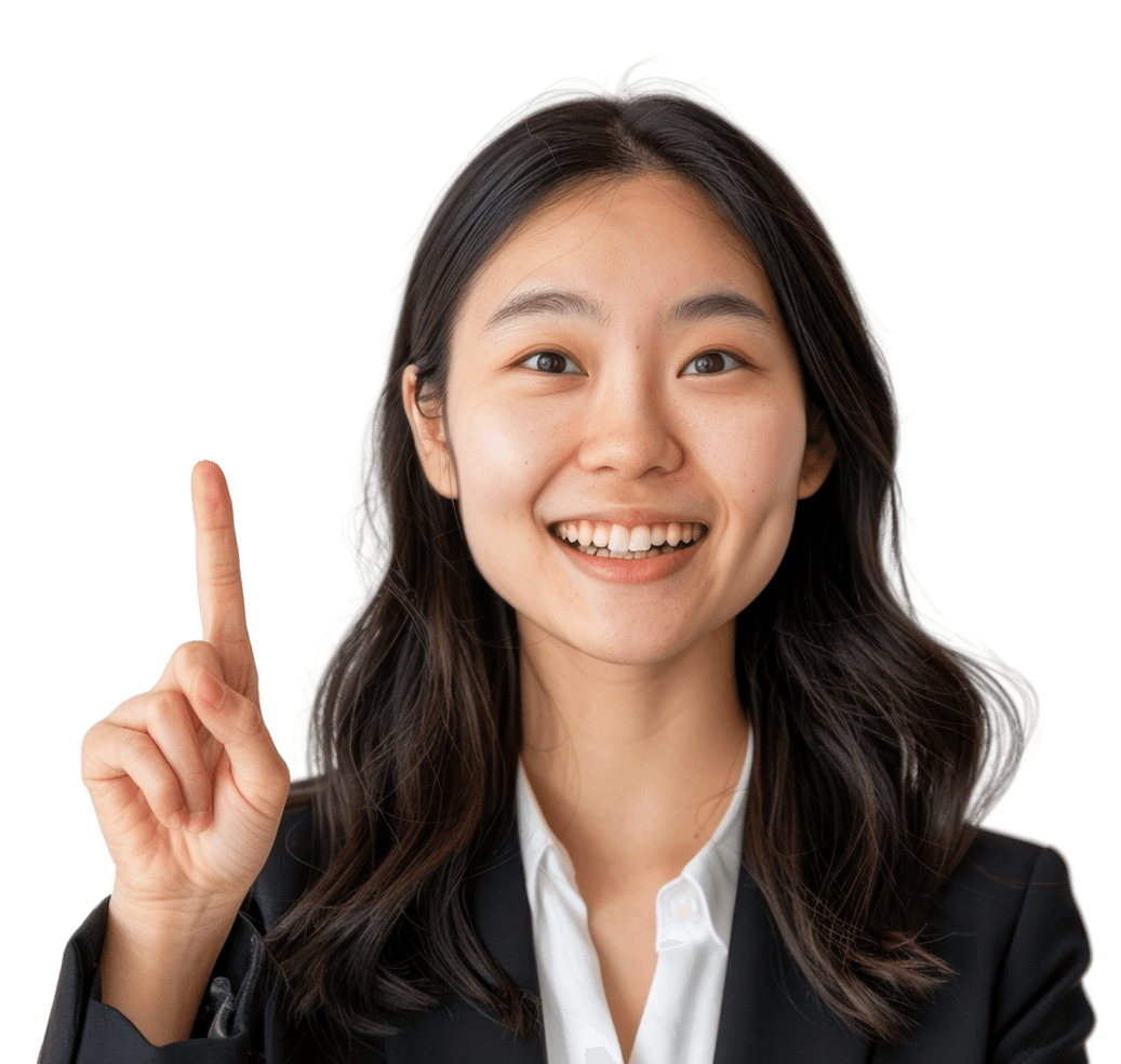 pointing lady picture